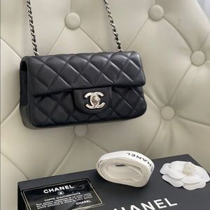 Chanel new mini black Lambskin bag